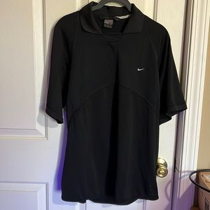 Nike Black Polo Shirt Size XL but like Large fit